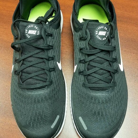 Nike Men's Free Run 2018 Black/White Running Shoes - Picture 4 of 6